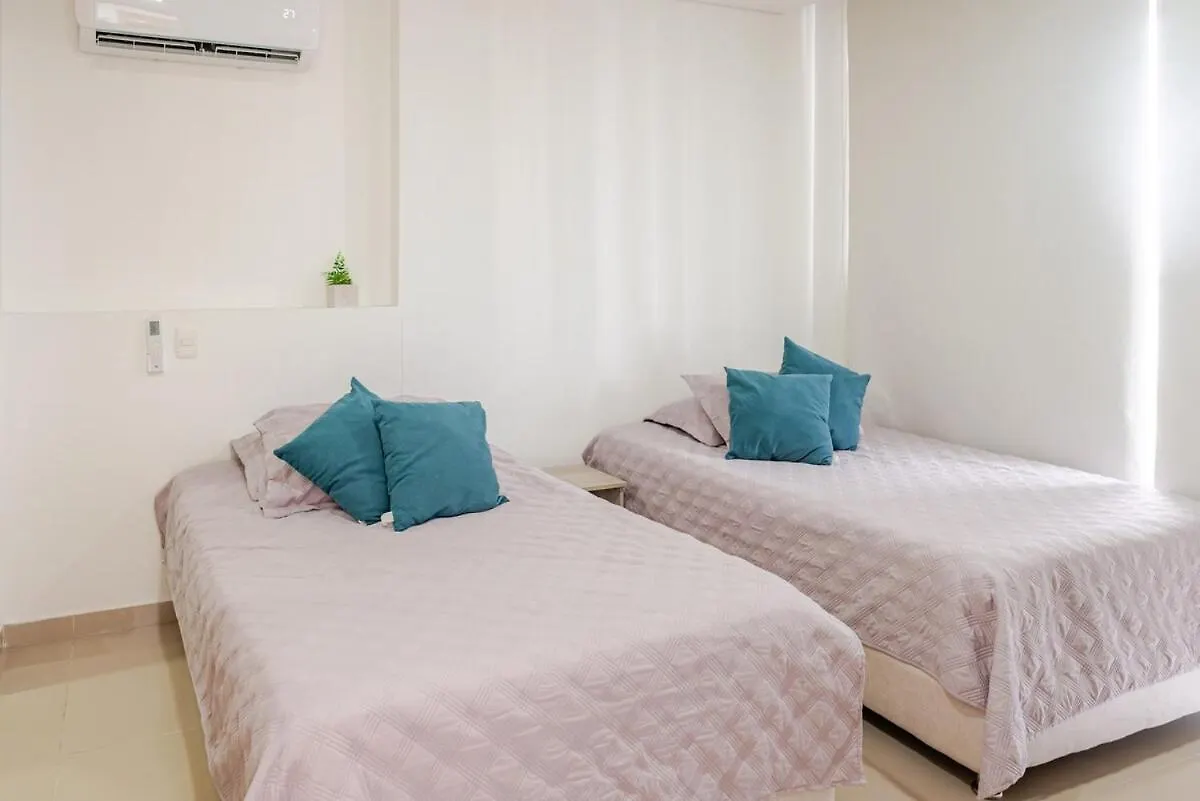 アパート Apartamento Moderno Y Lujoso Con Vista Al Mar Piso19 - Cerca A La Ciudad Amurallada Cartagena