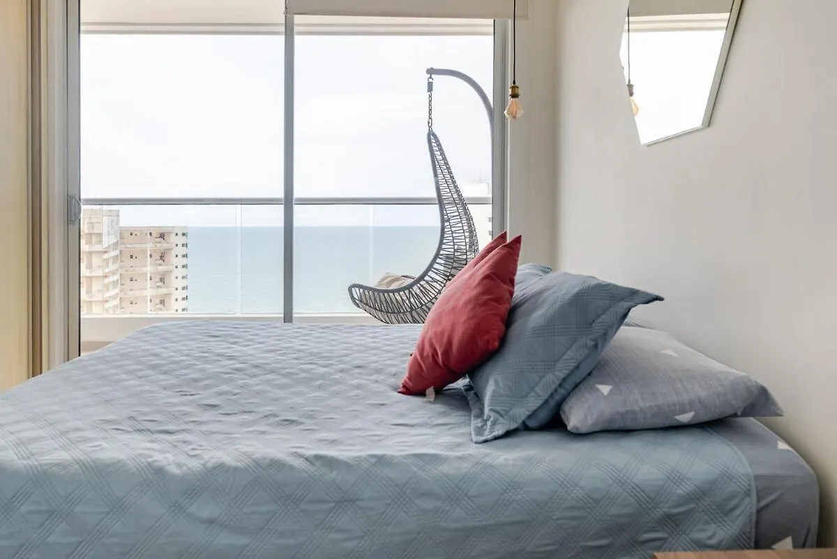 Apartamento Moderno Y Lujoso Con Vista Al Mar Piso19 - Cerca A La Ciudad Amurallada Cartagena アパート