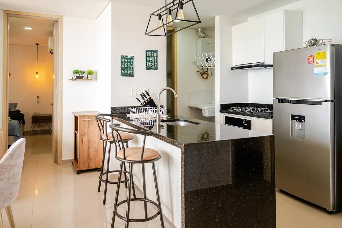 Apartamento Moderno Y Lujoso Con Vista Al Mar Piso19 - Cerca A La Ciudad Amurallada Cartagena