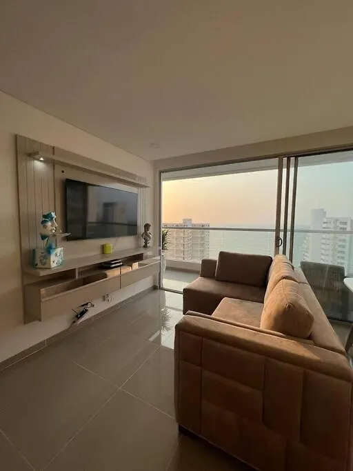 Apartamento Moderno Y Lujoso Con Vista Al Mar Piso19 - Cerca A La Ciudad Amurallada Lejlighed Cartagena