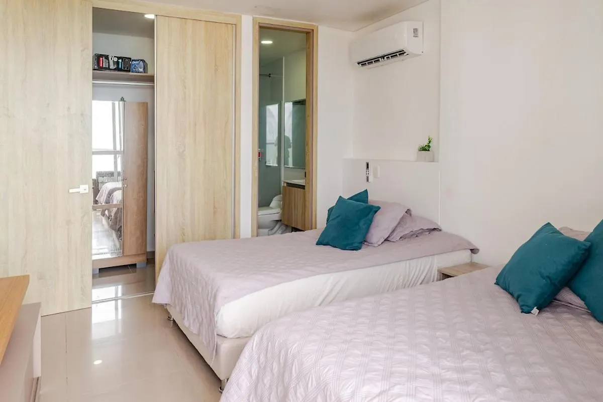 Apartamento Moderno Y Lujoso Con Vista Al Mar Piso19 - Cerca A La Ciudad Amurallada Cartagène 0*,  Colombie