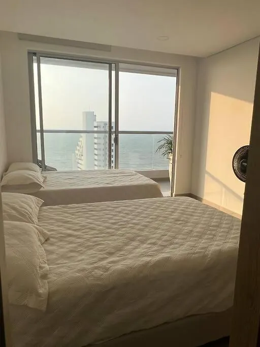 شقة Apartamento Moderno Y Lujoso Con Vista Al Mar Piso19 - Cerca A La Ciudad Amurallada Cartagena 0*,