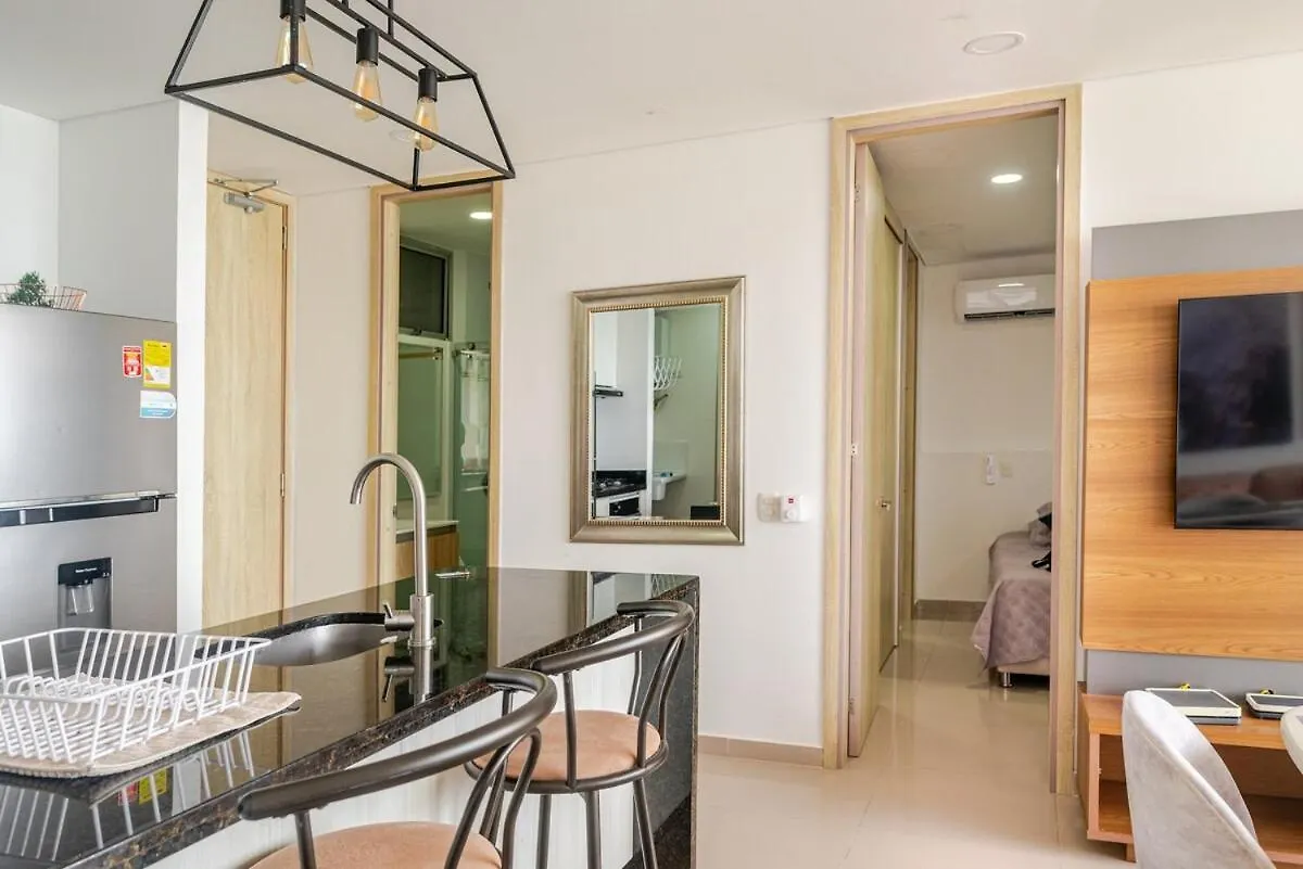 Apartamento Moderno Y Lujoso Con Vista Al Mar Piso19 - Cerca A La Ciudad Amurallada Cartagena 콜롬비아